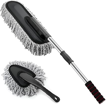 Microfiber car cleaner duster